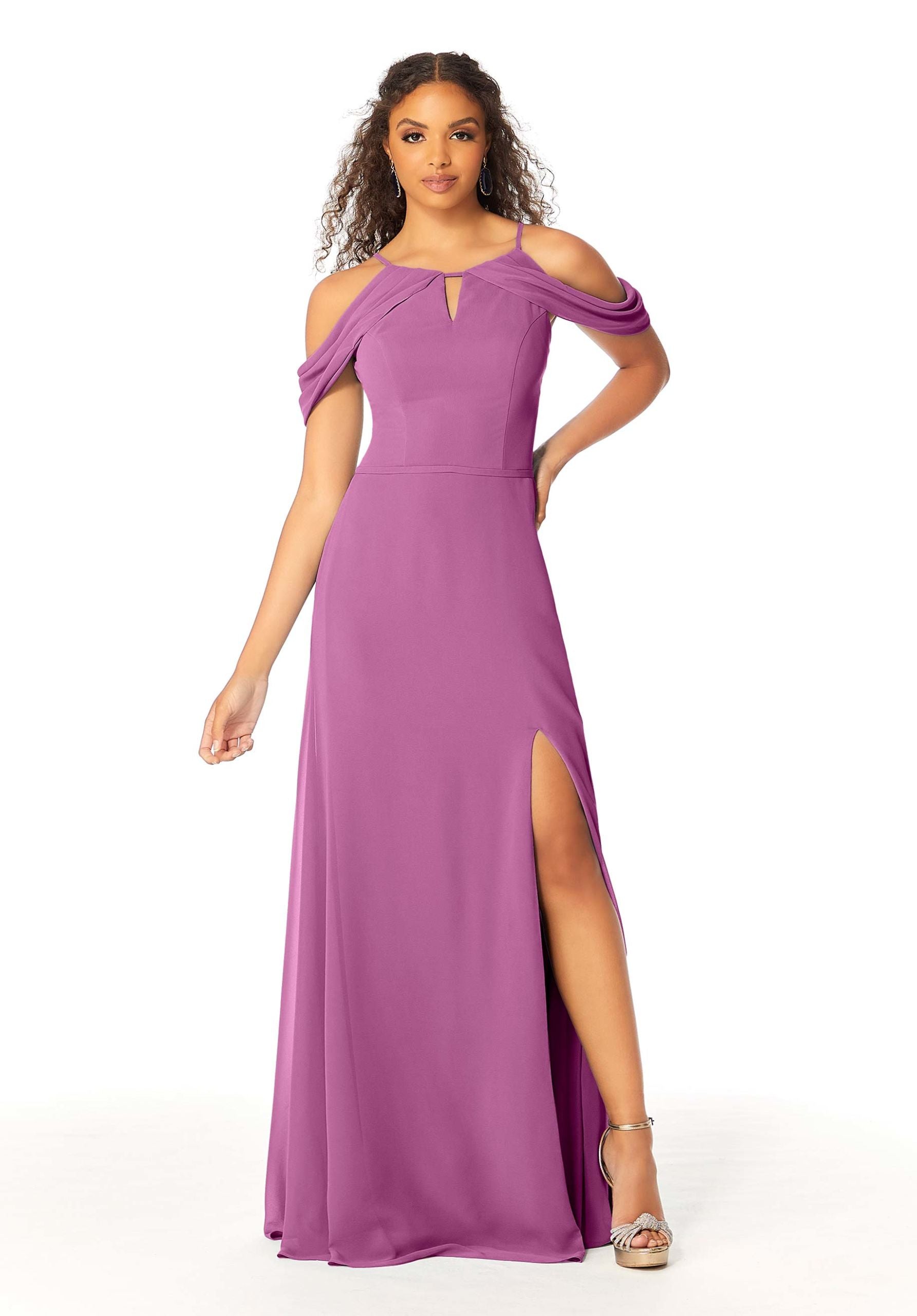 Formal Dresses Formal Slit Long Fitted Evening Dress MGNY Madeline Gardner New York 21809 Primrose