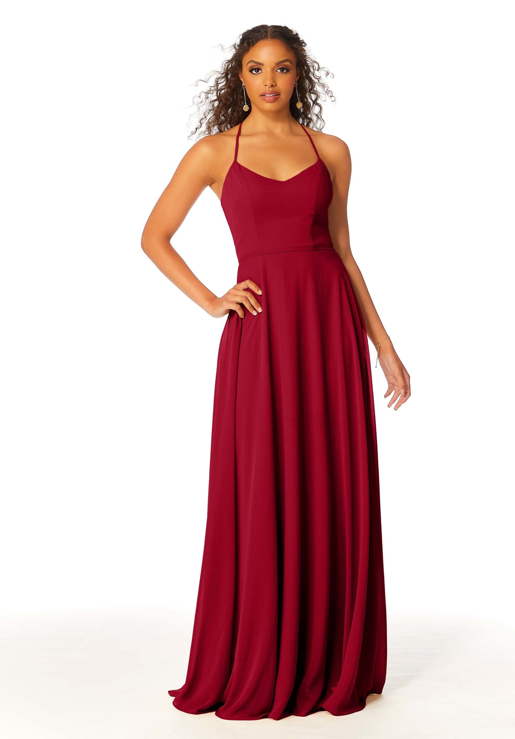 Formal Dresses Formal Evening Long A Line Dress MGNY Madeline Gardner New York 21811 Claret