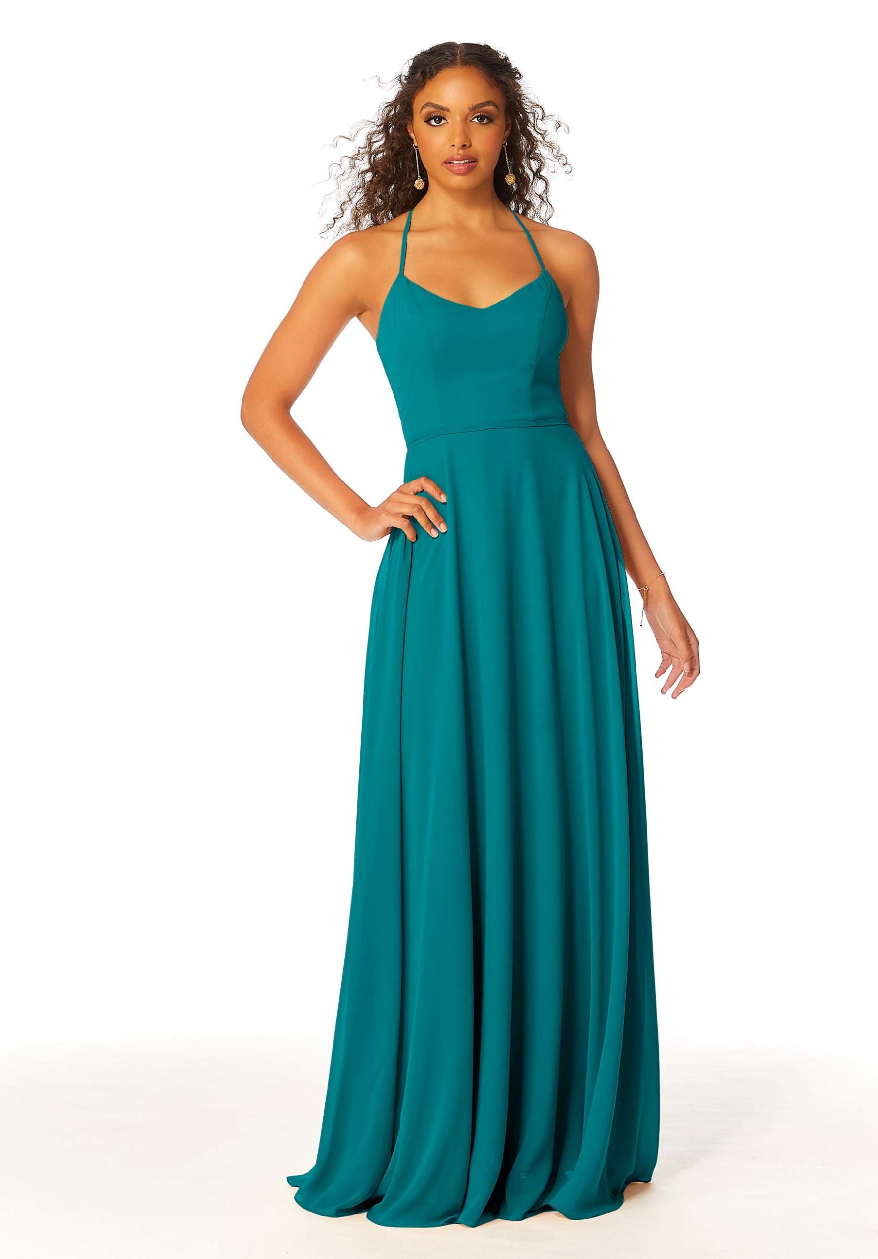 Formal Dresses Evening Formal Long A Line Dress MGNY Madeline Gardner New York 21811 Teal