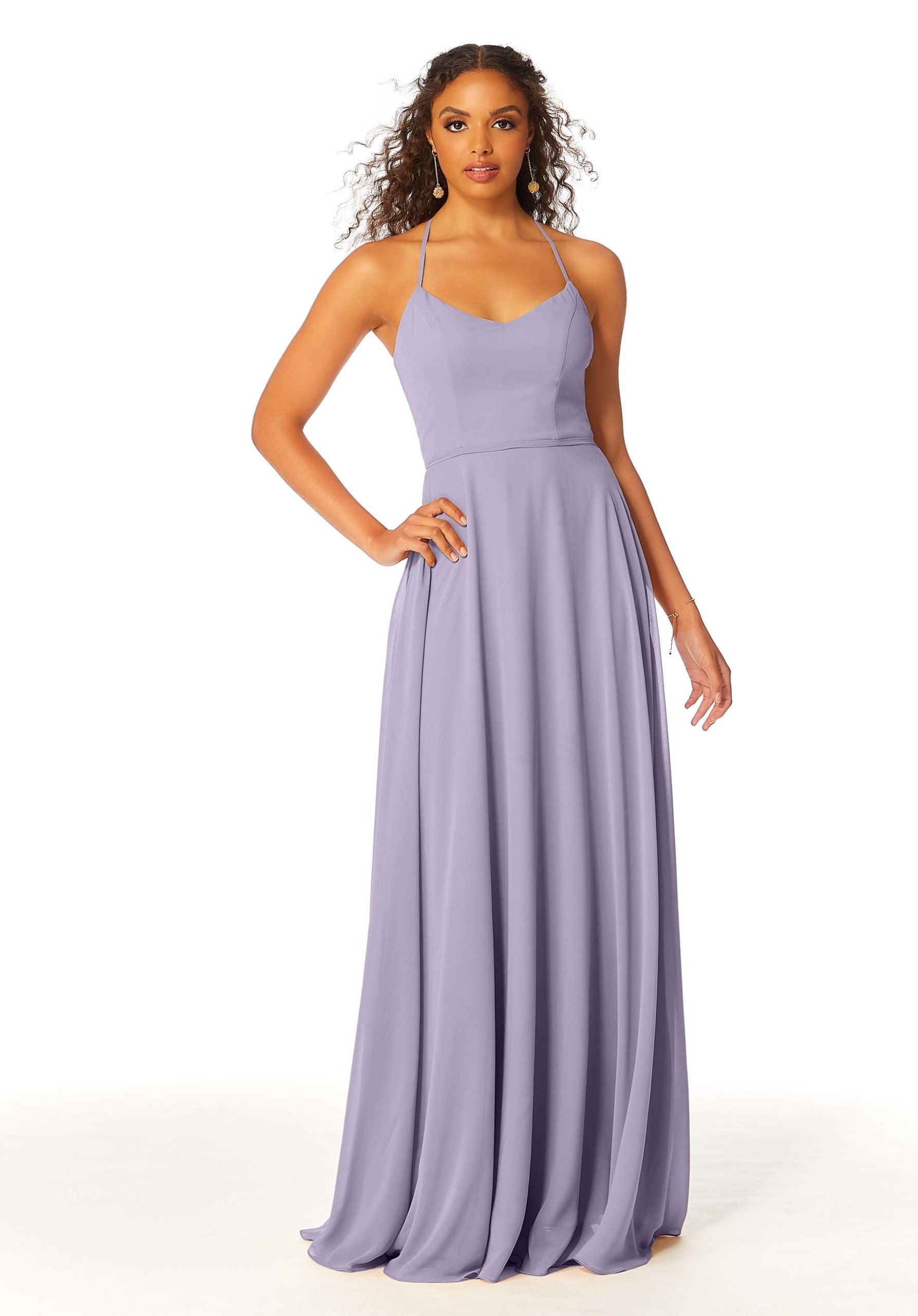 Formal Dresses Evening Formal Long A Line Dress MGNY Madeline Gardner New York 21811 Violet