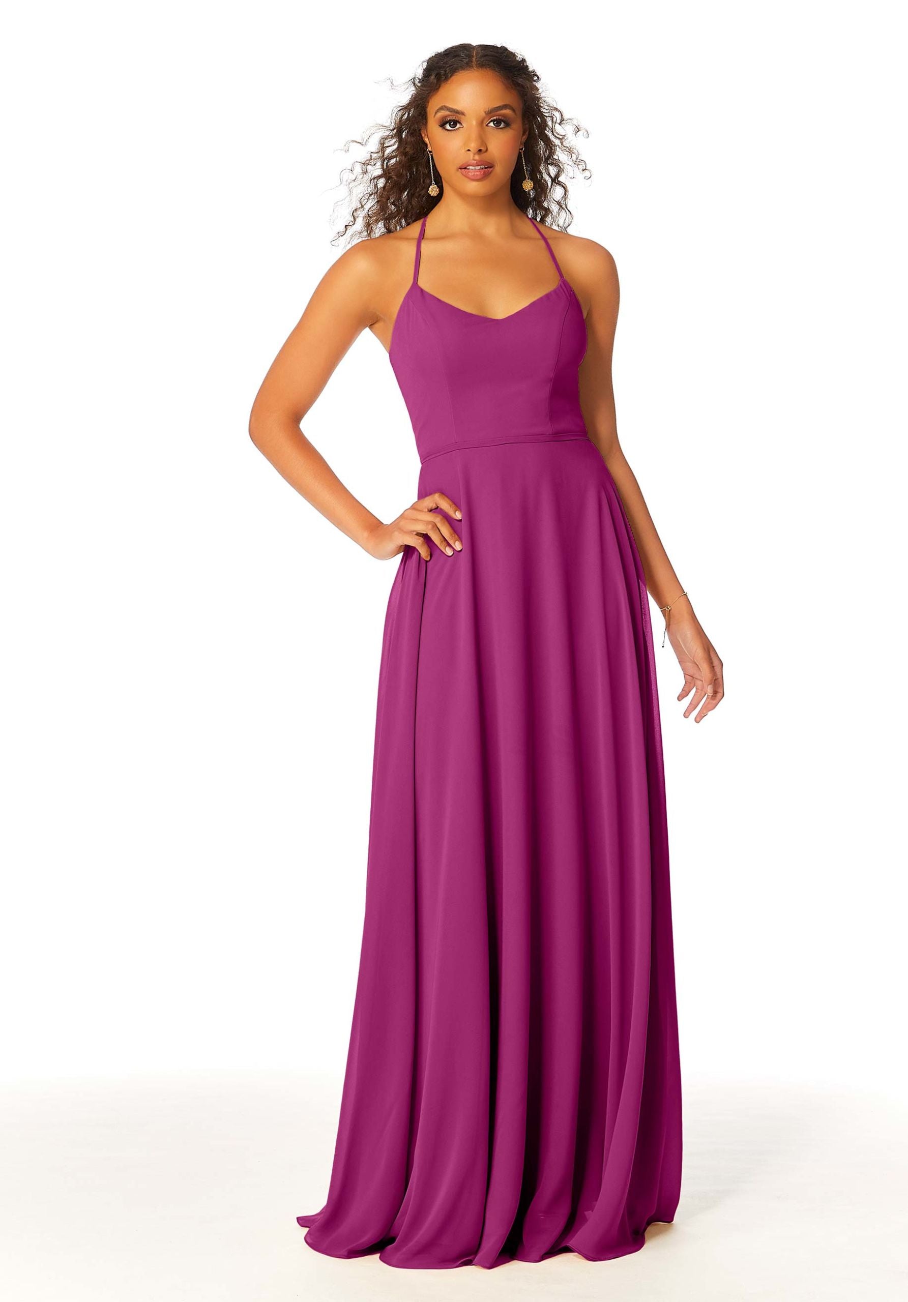 Formal Dresses Formal A Line Long Evening Dress MGNY Madeline Gardner New York 21811 Mulberry