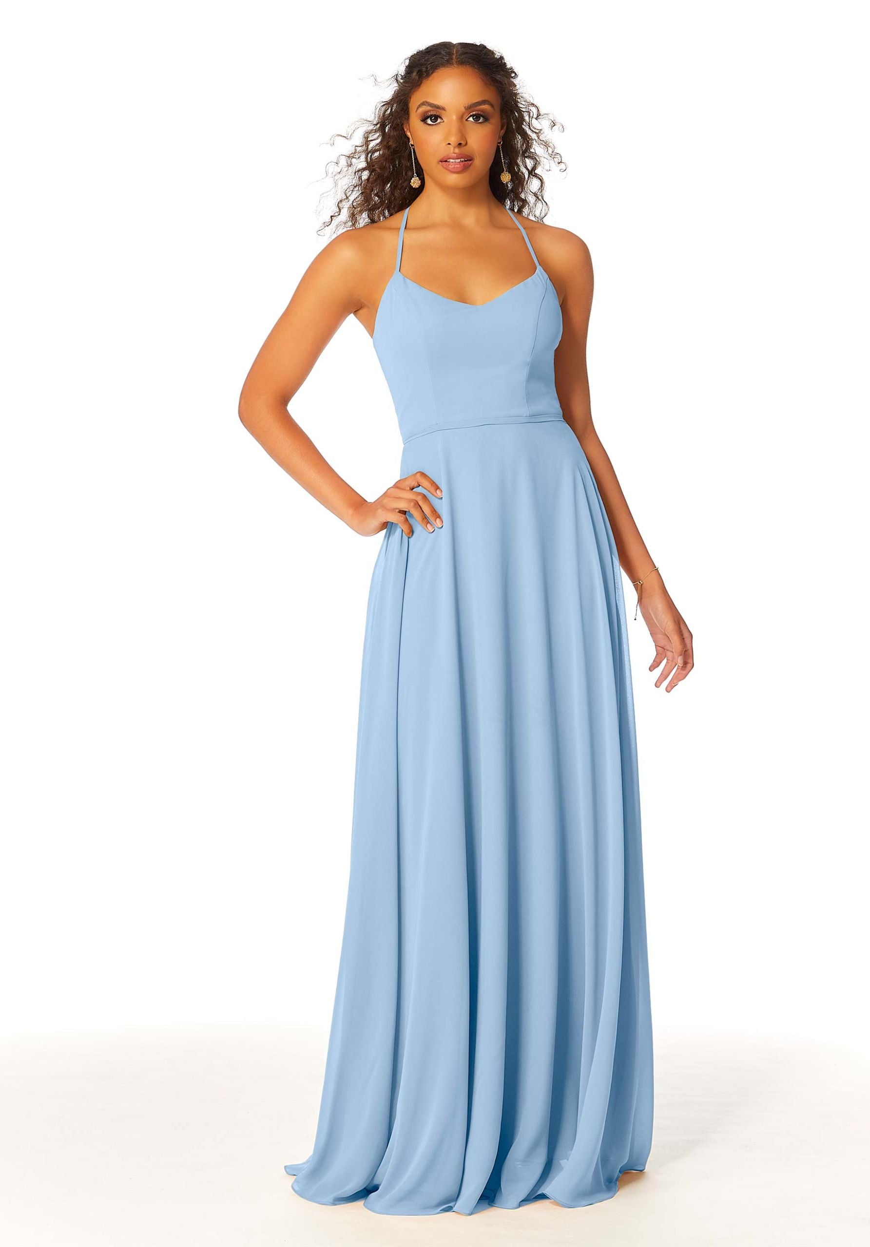 Formal Dresses Formal Evening Long A Line Dress MGNY Madeline Gardner New York 21811 Cornflower