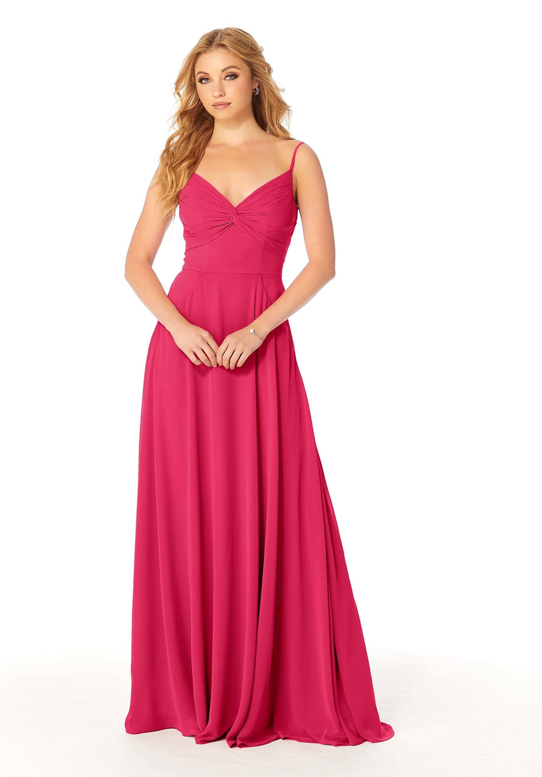 Long Pleated A Line Formal Dress MGNY Madeline Gardner New York 21814