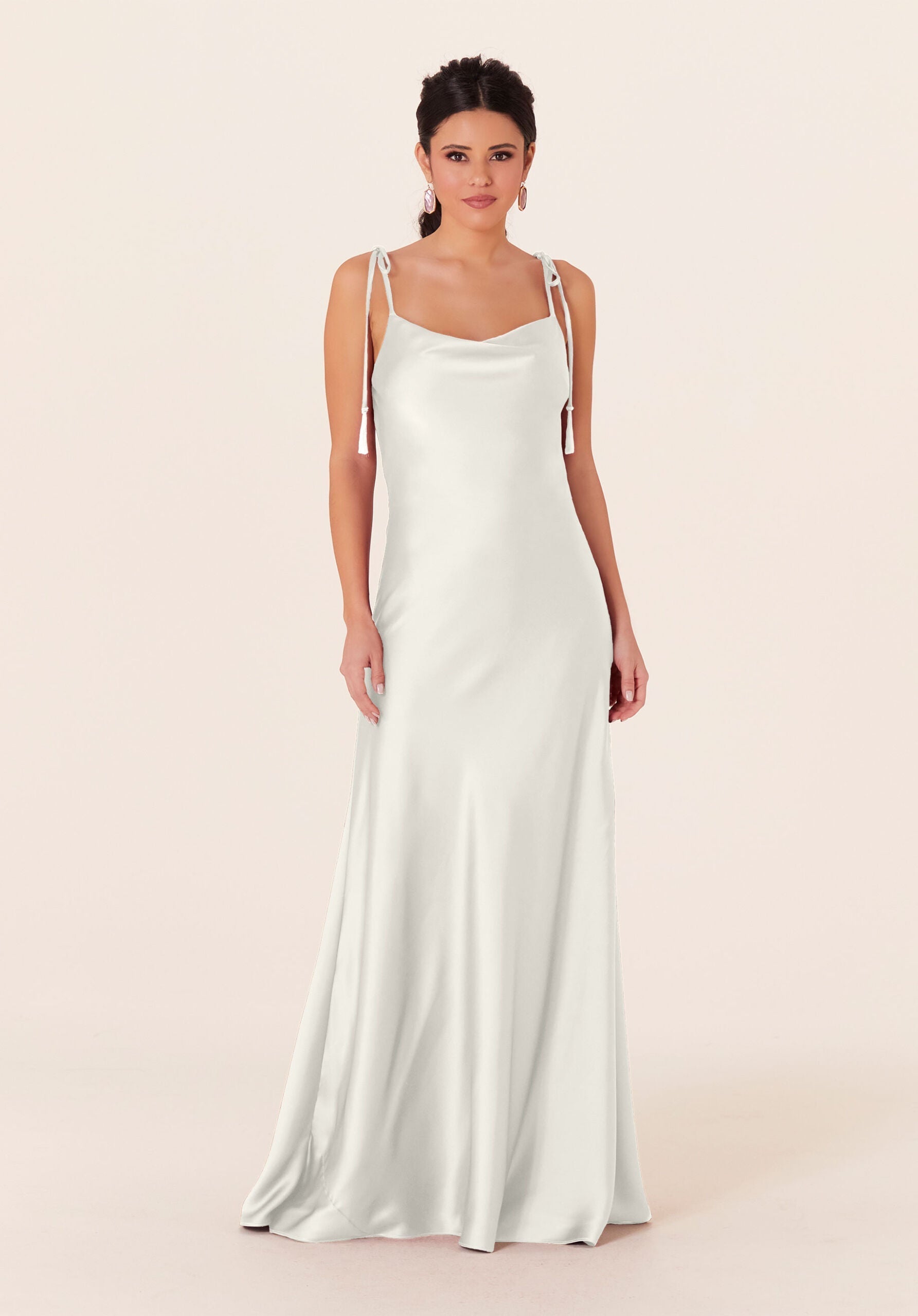 Wedding Dresses A Line Long Wedding Bridal Dress MGNY Madeline Gardner New York 21829 Ivory