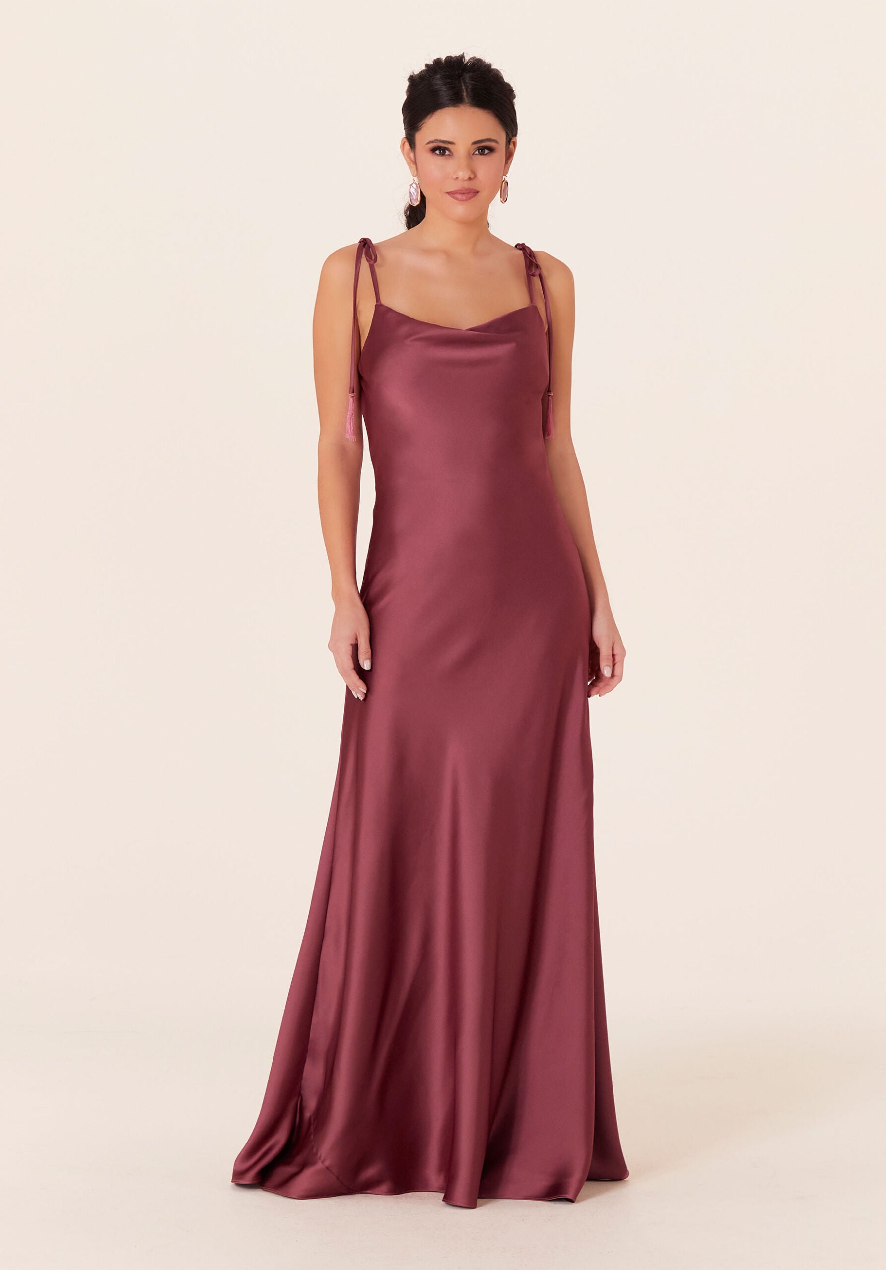 Formal Dresses Long Formal Evening A Line Dress MGNY Madeline Gardner New York 21829 Rosewood