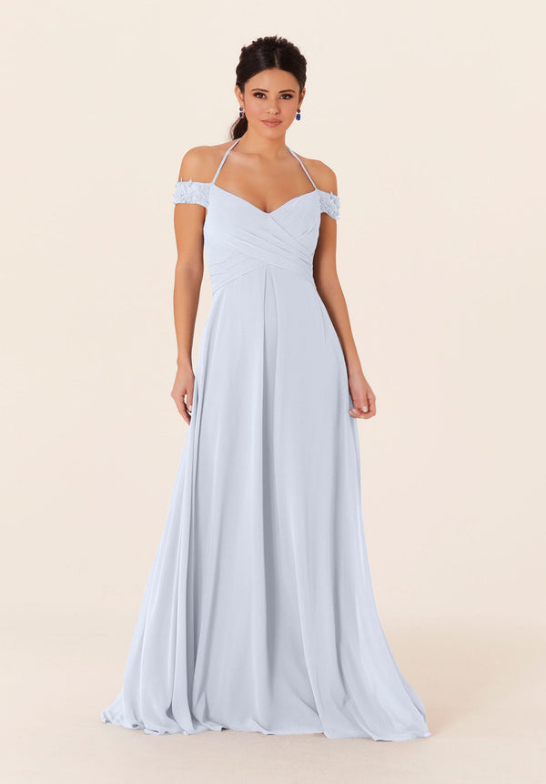 Lace Long A Line Formal Dress MGNY Madeline Gardner New York 21833