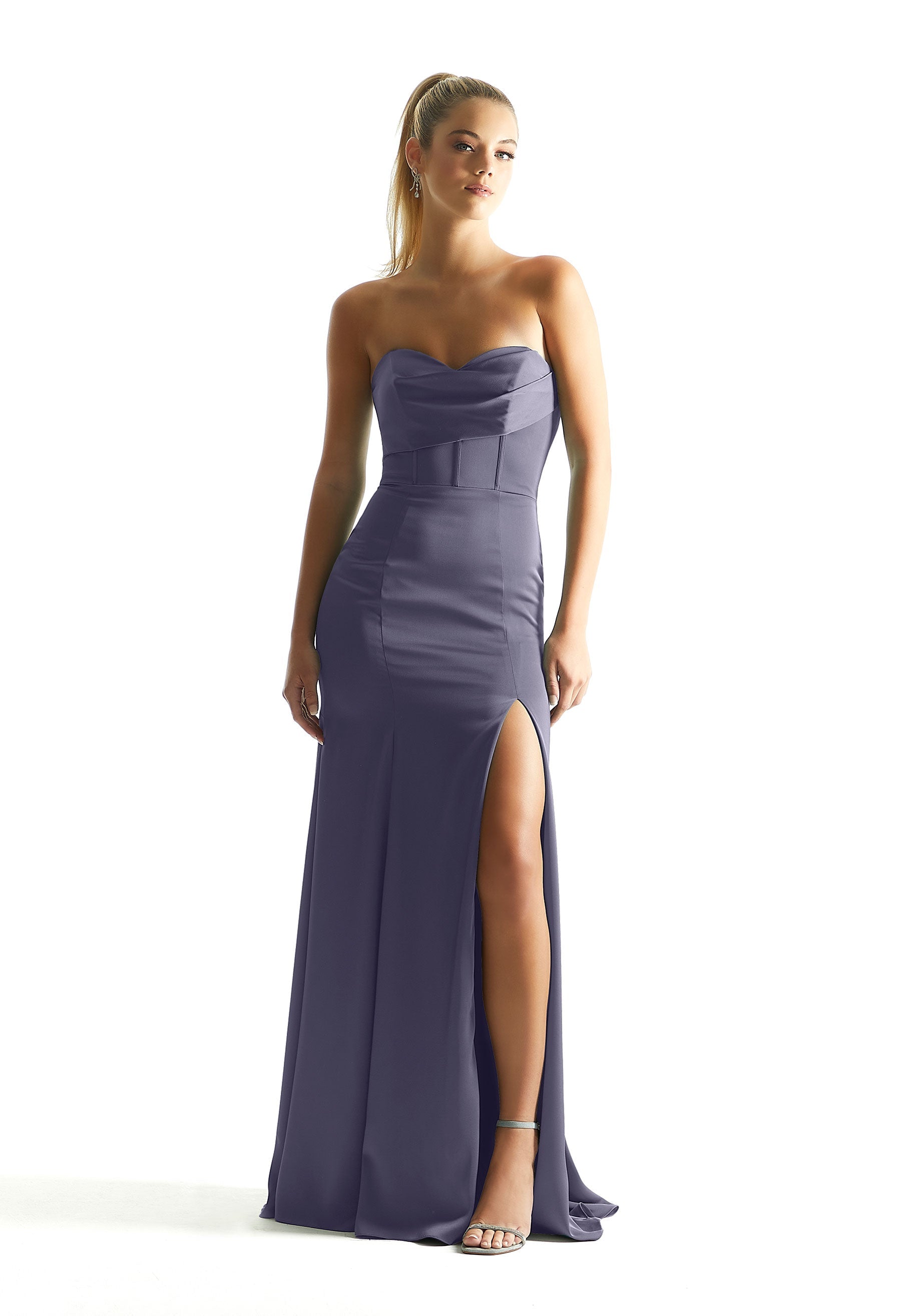 Formal Dresses Long Corset Formal Dress MGNY Madeline Gardner New York 21847 Dusk