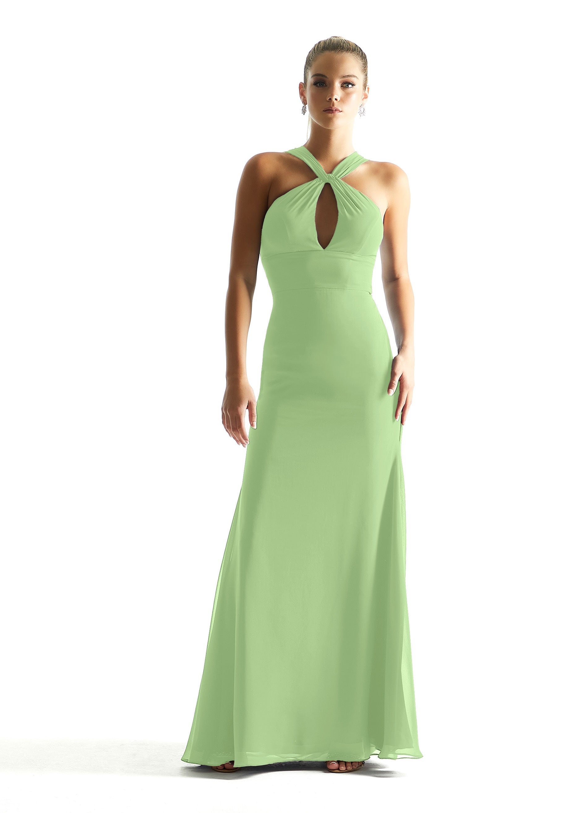 Formal Dresses Long Formal Evening Dress MGNY Madeline Gardner New York 21848 Sage