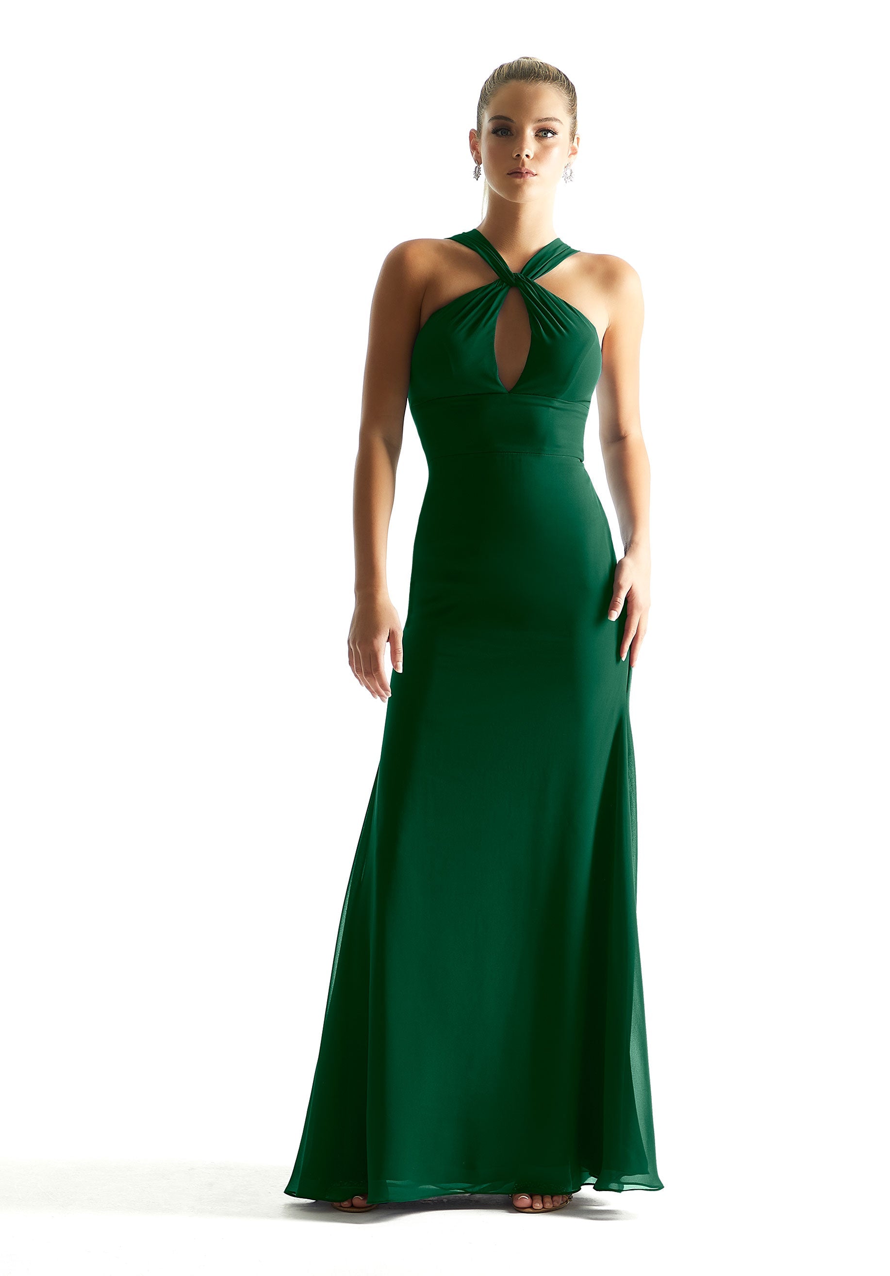 Formal Dresses Long A Line Formal Evening Dress MGNY Madeline Gardner New York 21848 Emerald
