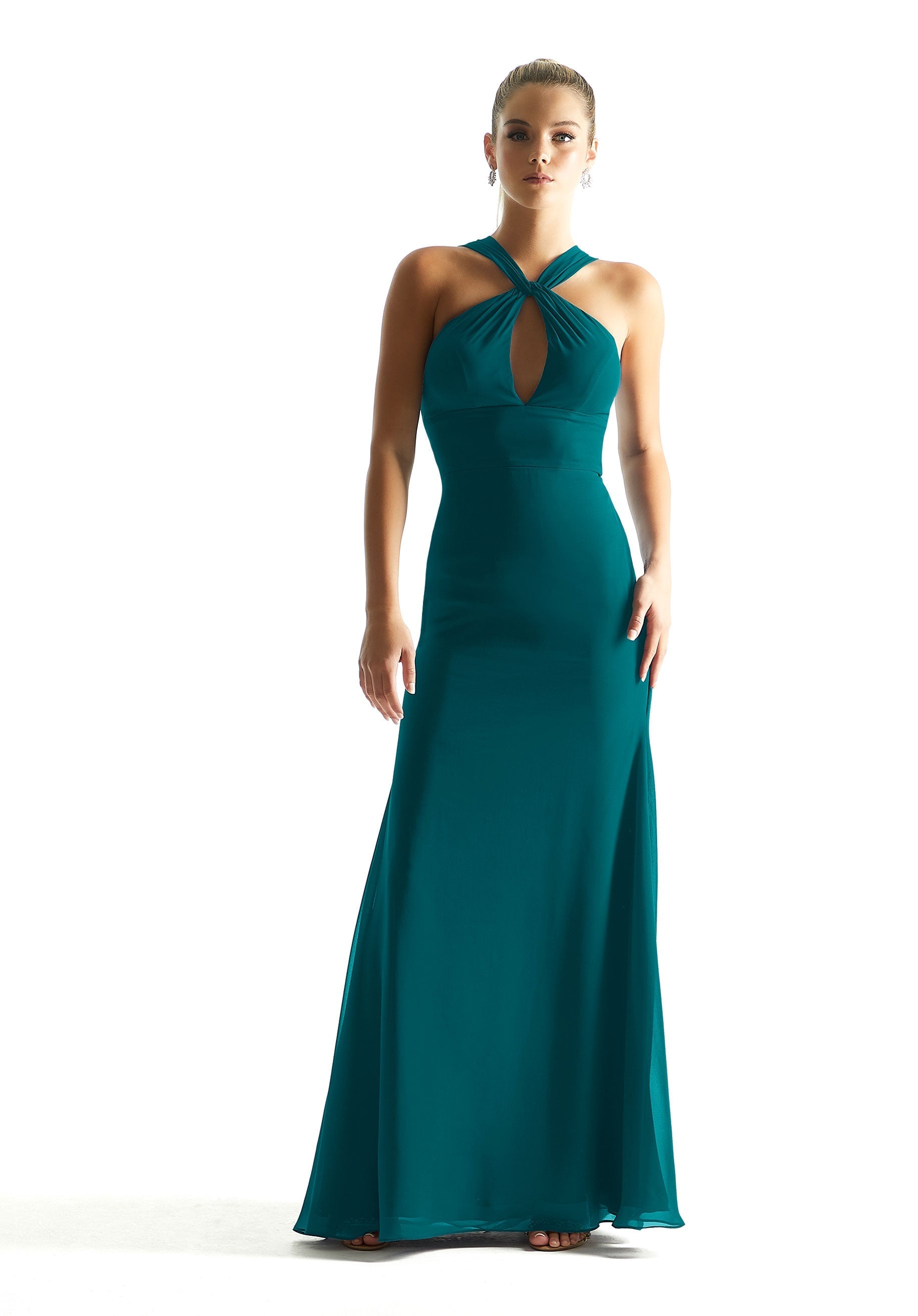 Formal Dresses Long Formal A Line Dress MGNY Madeline Gardner New York 21848 Teal