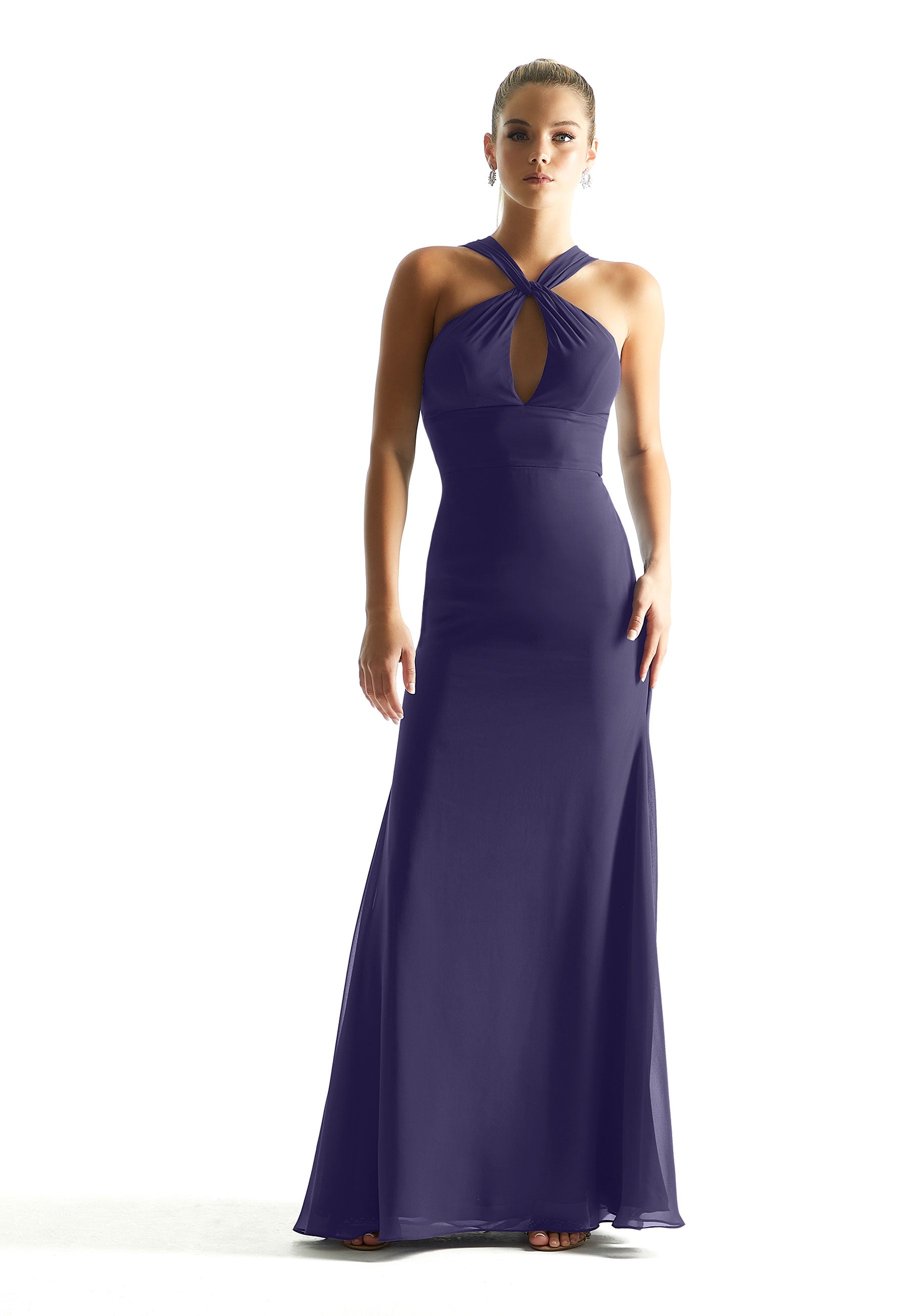 Formal Dresses Long Formal A Line Dress MGNY Madeline Gardner New York 21848 Storm