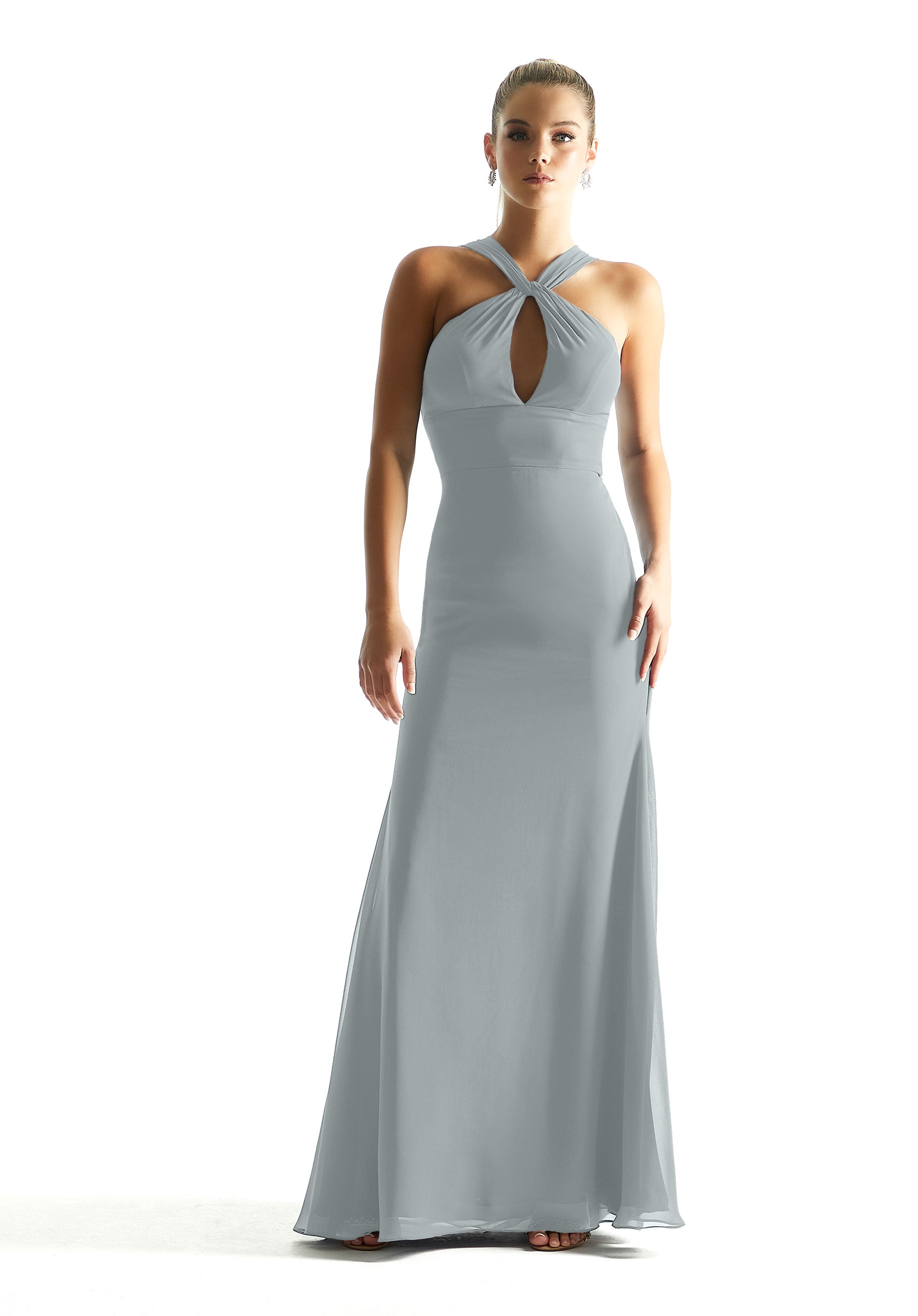 Formal Dresses Long Formal Evening A Line Dress MGNY Madeline Gardner New York 21848 Dove