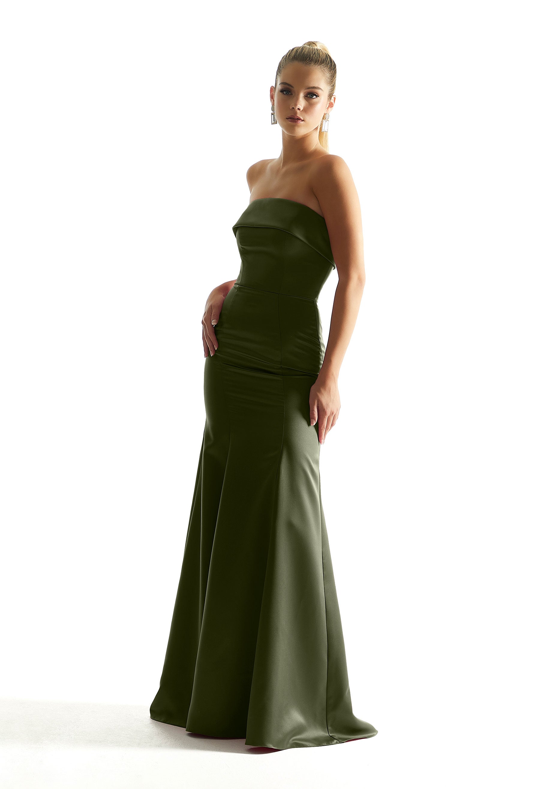 Formal Dresses Evening Formal Mermaid Long Dress MGNY Madeline Gardner New York 21849 Thyme