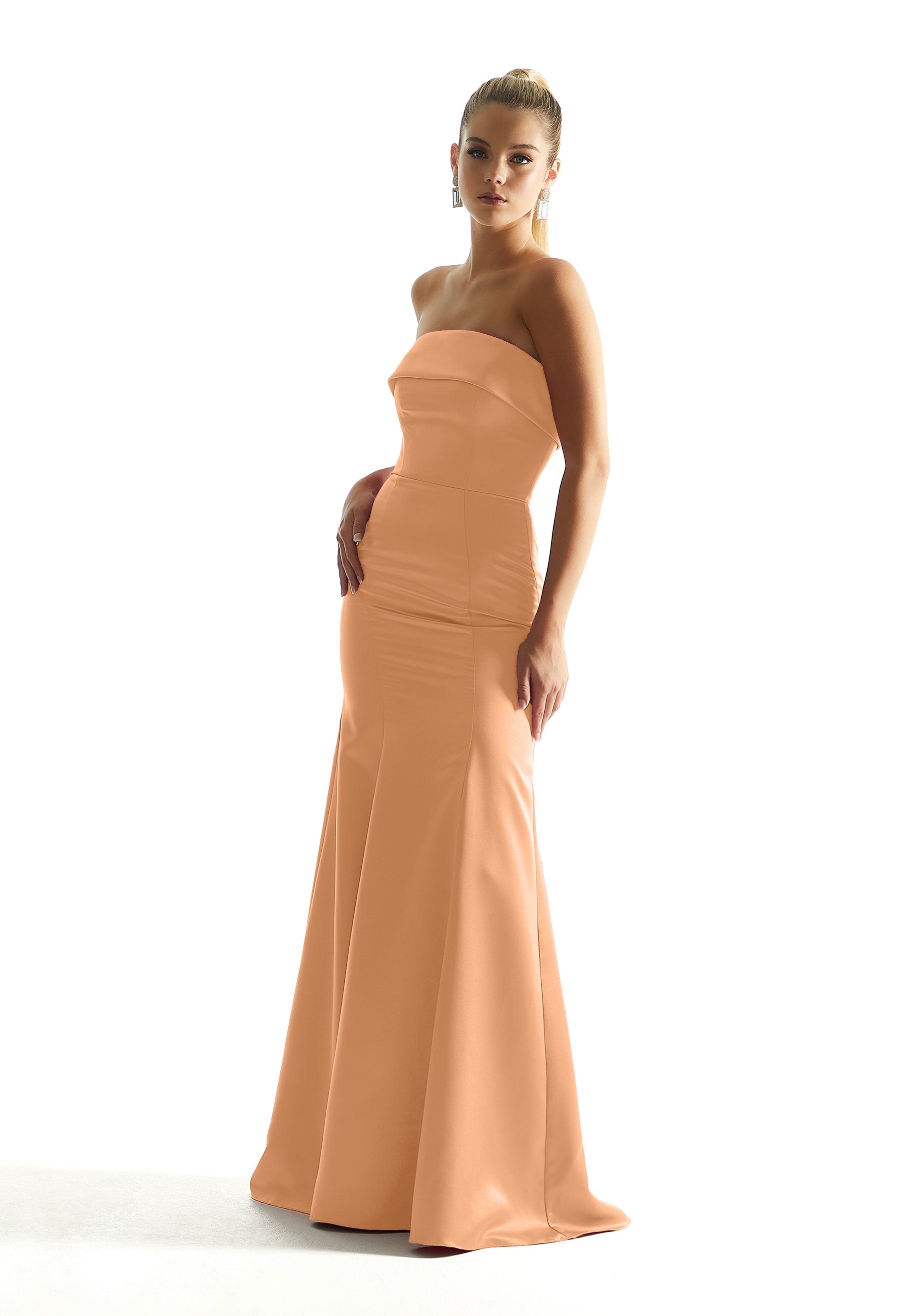 Formal Dresses Mermaid Formal Evening Long Dress MGNY Madeline Gardner New York 21849 Sorbet