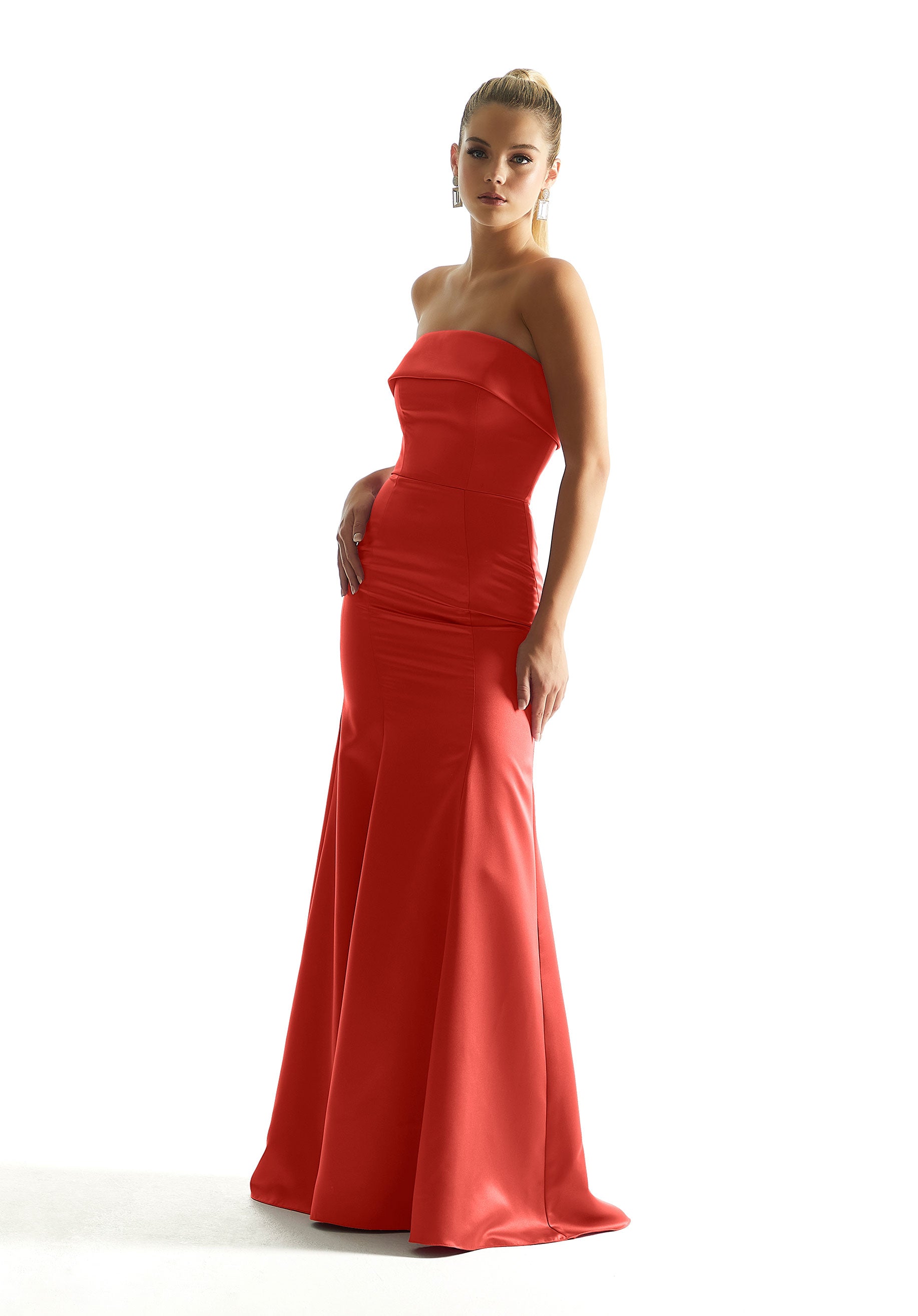 Formal Dresses Formal Evening Long Mermaid Dress MGNY Madeline Gardner New York 21849 Cinnamon