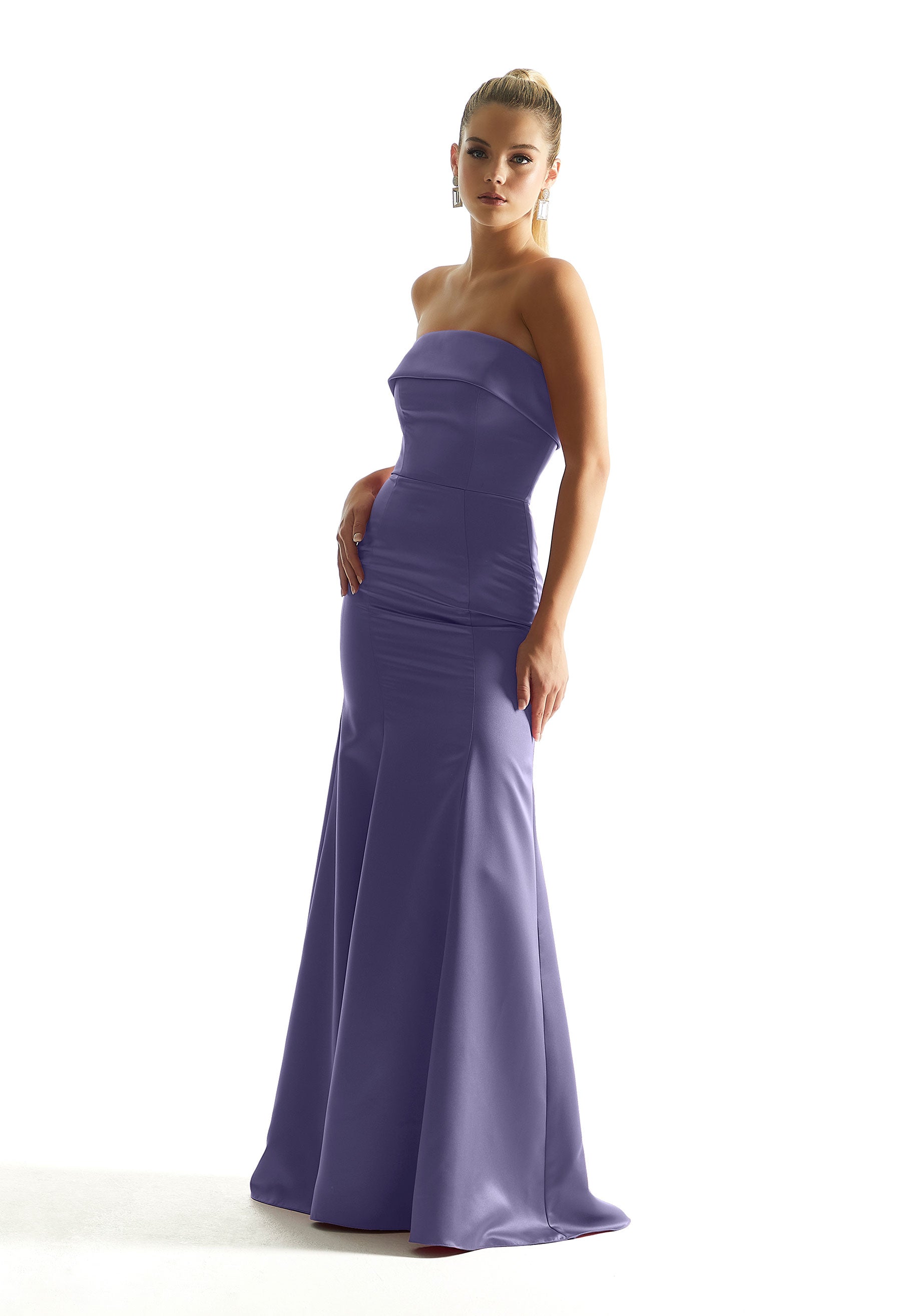 Formal Dresses Mermaid Formal Evening Long Dress MGNY Madeline Gardner New York 21849 Storm