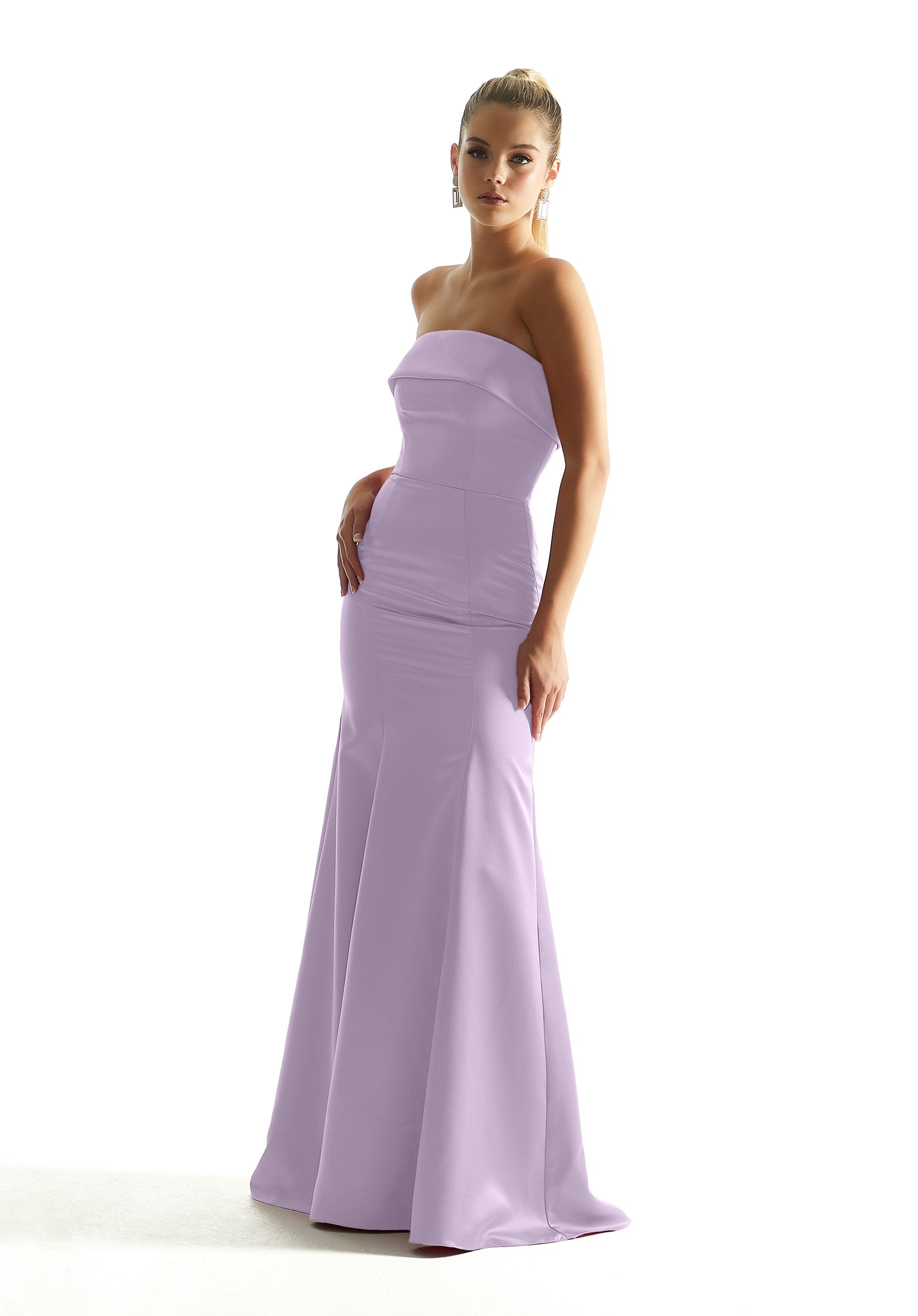 Formal Dresses Long Formal Mermaid Evening Dress MGNY Madeline Gardner New York 21849 Violet