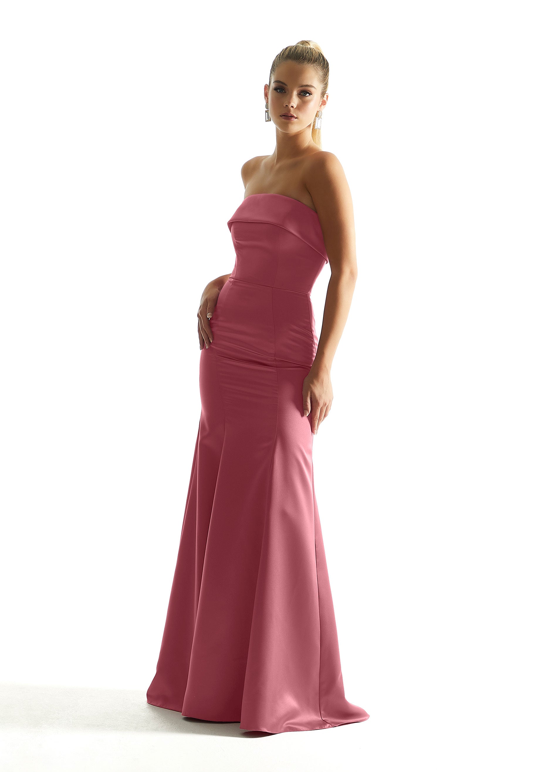 Formal Dresses Evening Mermaid Long Formal Dress MGNY Madeline Gardner New York 21849 Rosewood
