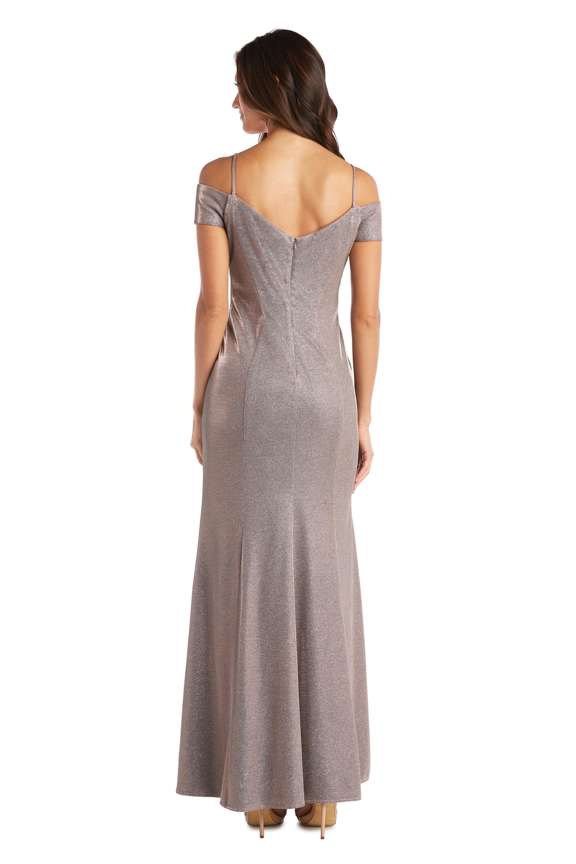 Cappucino Nightway 21874JM Long Fitted Formal Evening Prom Dress for