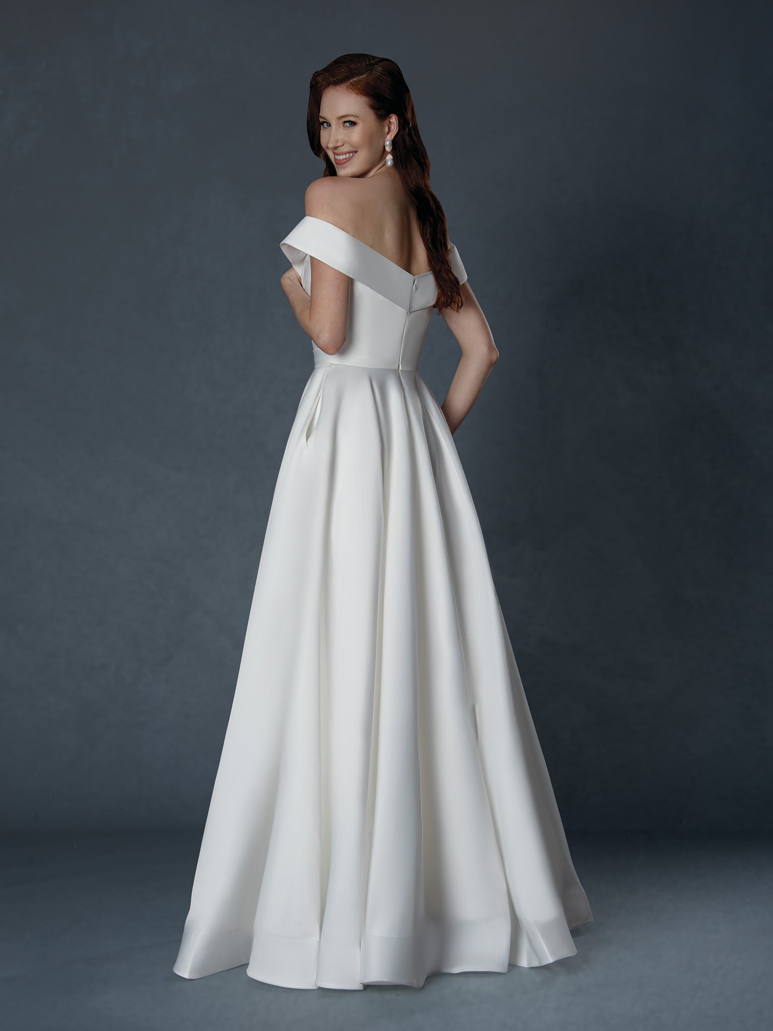 Wedding Dresses Long A Line Wedding Dress Stella Couture 25805 Off White
