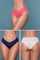 Underwear 21983PK Nessa Briefs 3 Pack Pink/Coral/Navy Blue