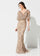 Mother of the Bride Dresses Long Mother of the Bride Formal Lace Dress  Antique Gold