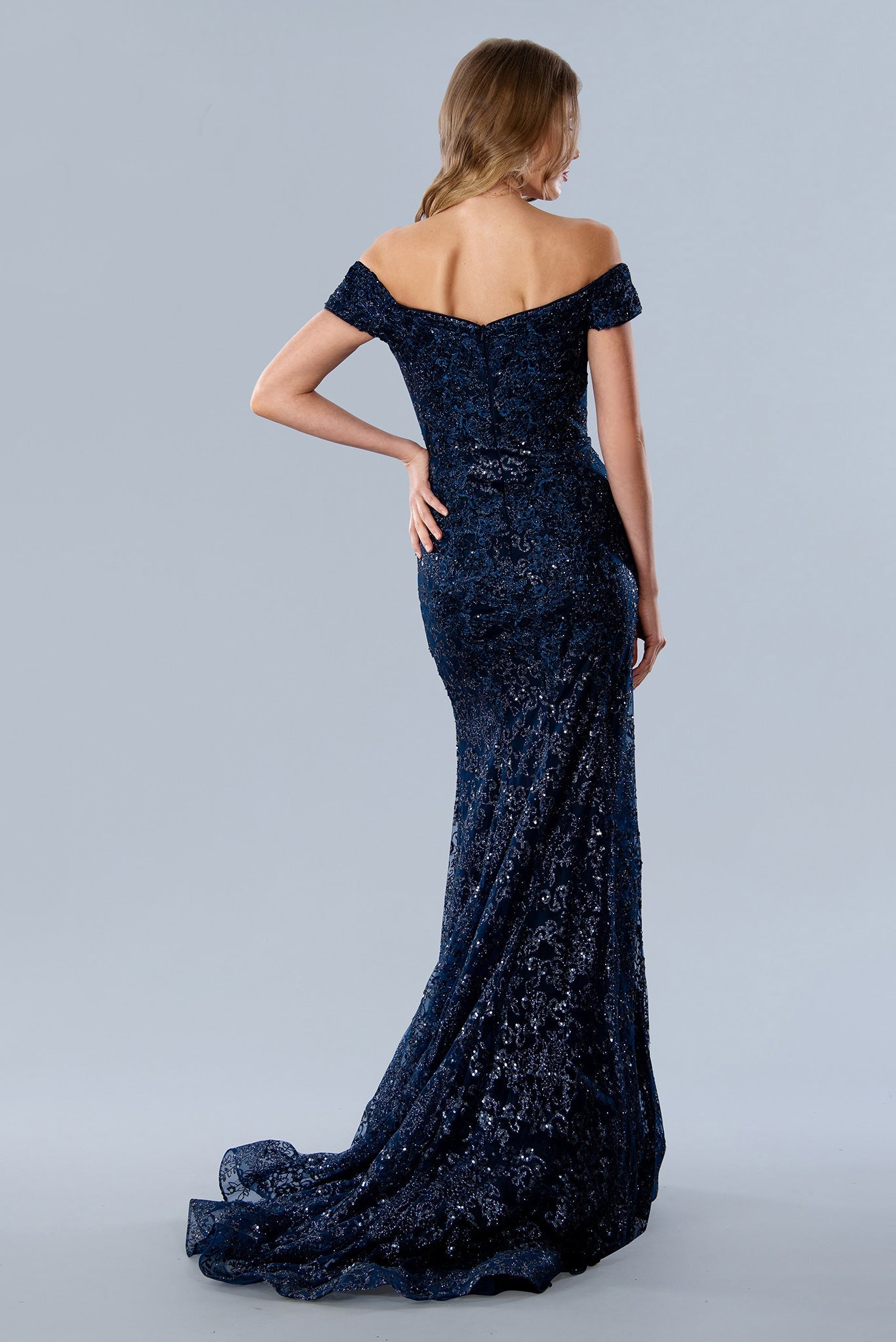Stella Couture 22069 Long Sparkling Evening Gown