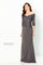 Formal Dresses Long Evening Gown Fit Lace Formal Dress Charcoal