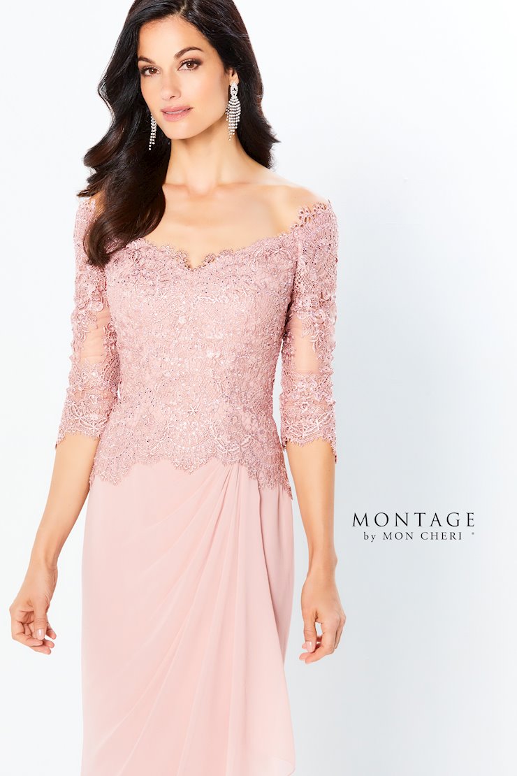Montage 220942 Long Evening Gown Fit Lace Formal Dress