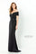 Formal Dresses Long Beaded V Neck Formal Dress Black