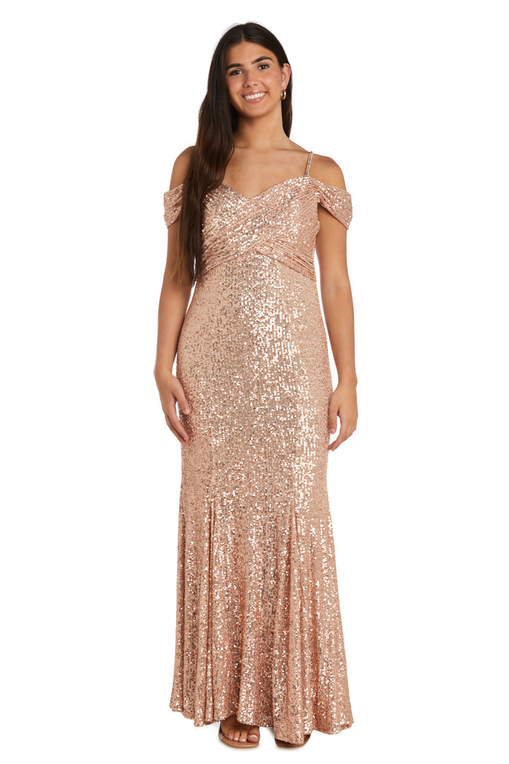 Formal Dresses Long Formal Sequin Evening Dress Gold