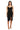 Cocktail Dresses Short Fitted Slit Cocktail Dress Black