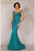 Prom Dresses Long Fitted Formal Prom Beaded Dress Emerald