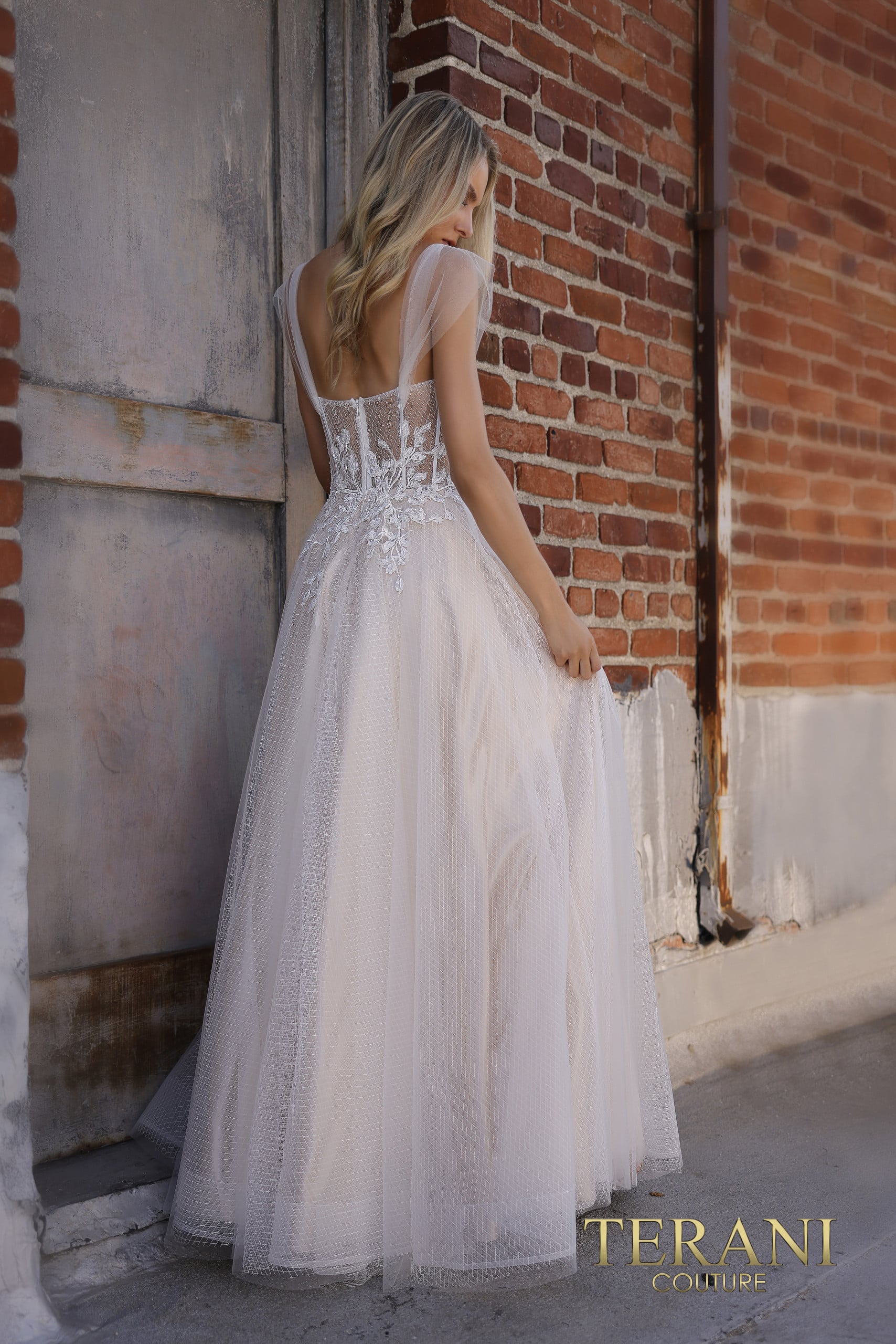 Terani Couture Cap Sleeve Long Prom Dress 2215P0001 - The Dress Outlet