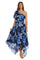 Formal Dresses Long Floral Evening Formal Dress Black/Royal