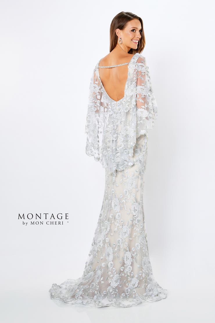 Montage 221962 Long Evening Beaded Floral Lace Formal Dress