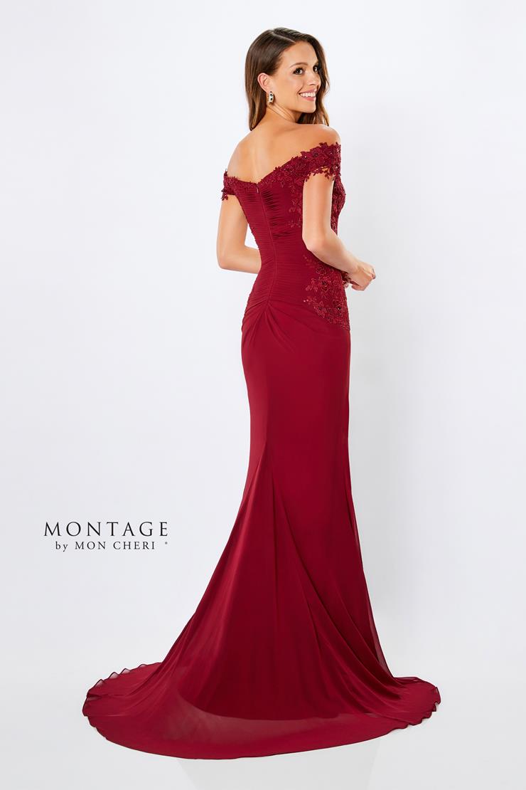 Montage 221964 Lace Applique Long Formal Dress