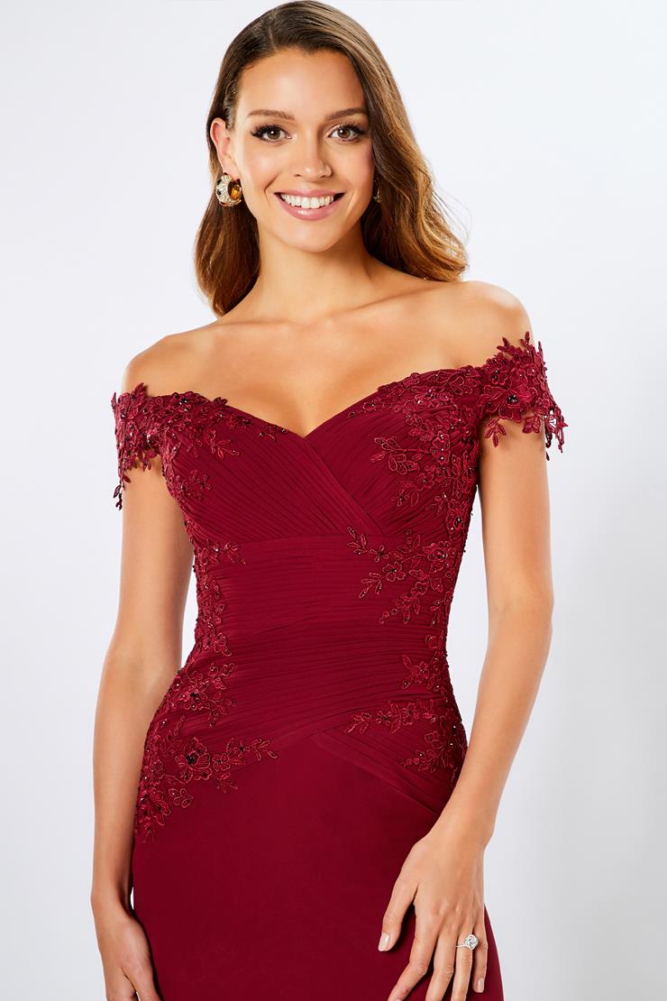 Montage 221964 Lace Applique Long Formal Dress