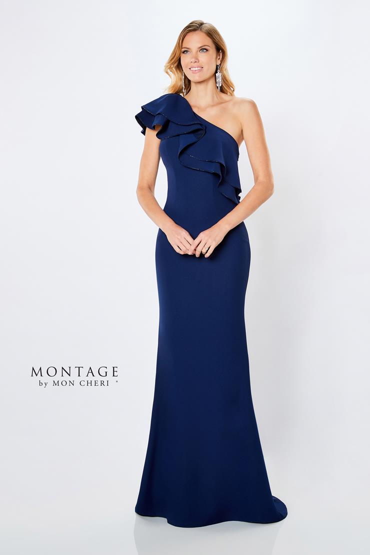 Montage 221975 Ruffled Long Formal Evening Dress