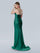 Prom Dresses Formal Long Fitted Prom Dress Emerald Green