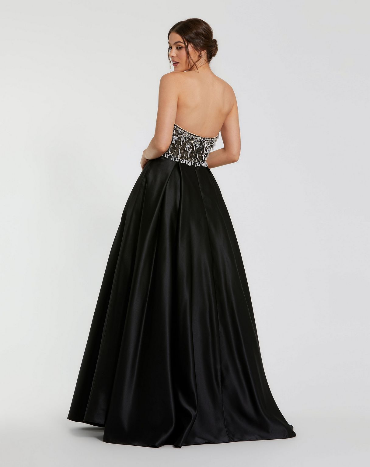 Mac Duggal 2225 Beaded Long Formal Prom Dress