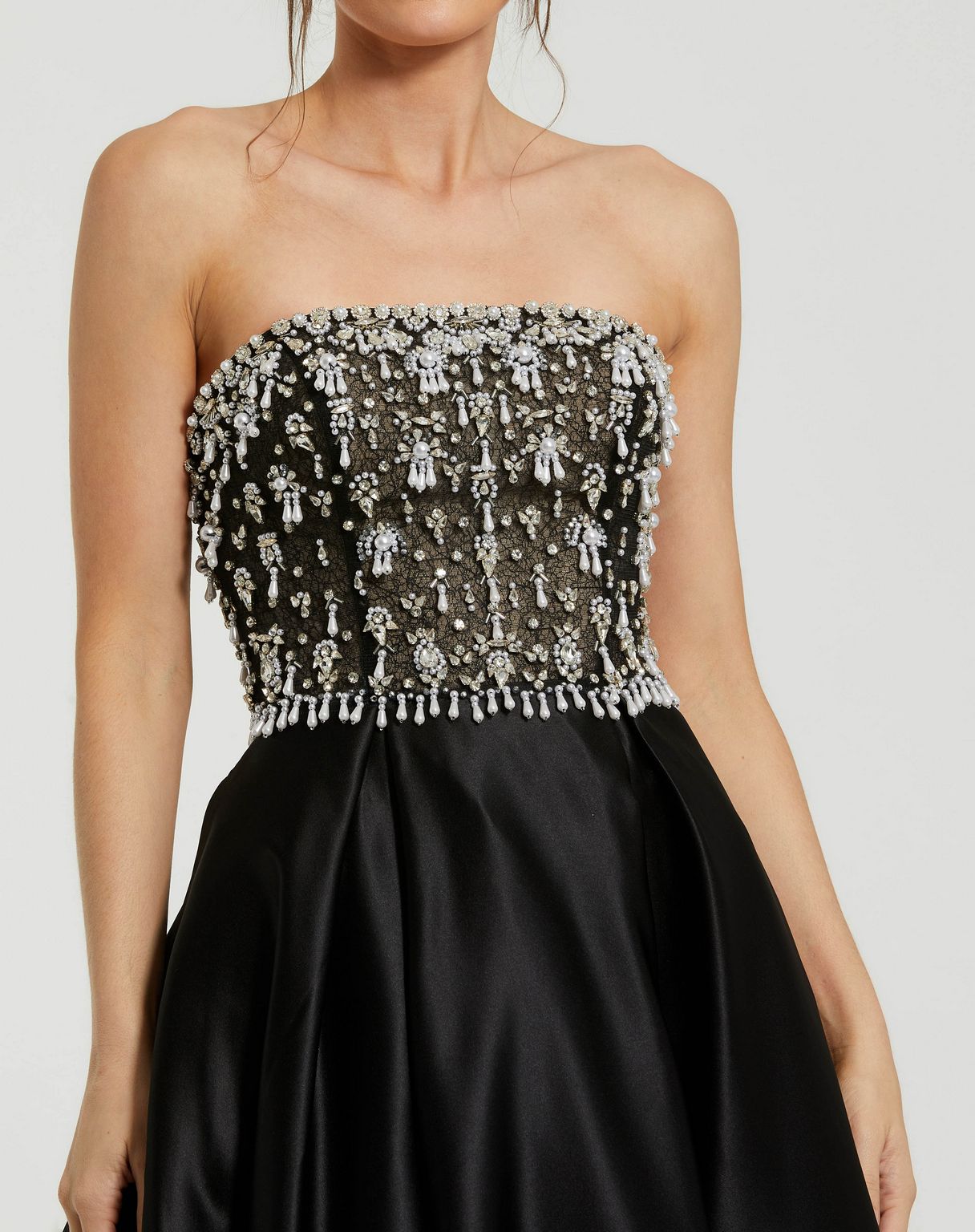 Mac Duggal 2225 Beaded Long Formal Prom Dress