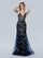 Prom Dresses Long Mermaid Formal Sequin Prom Dress Navy