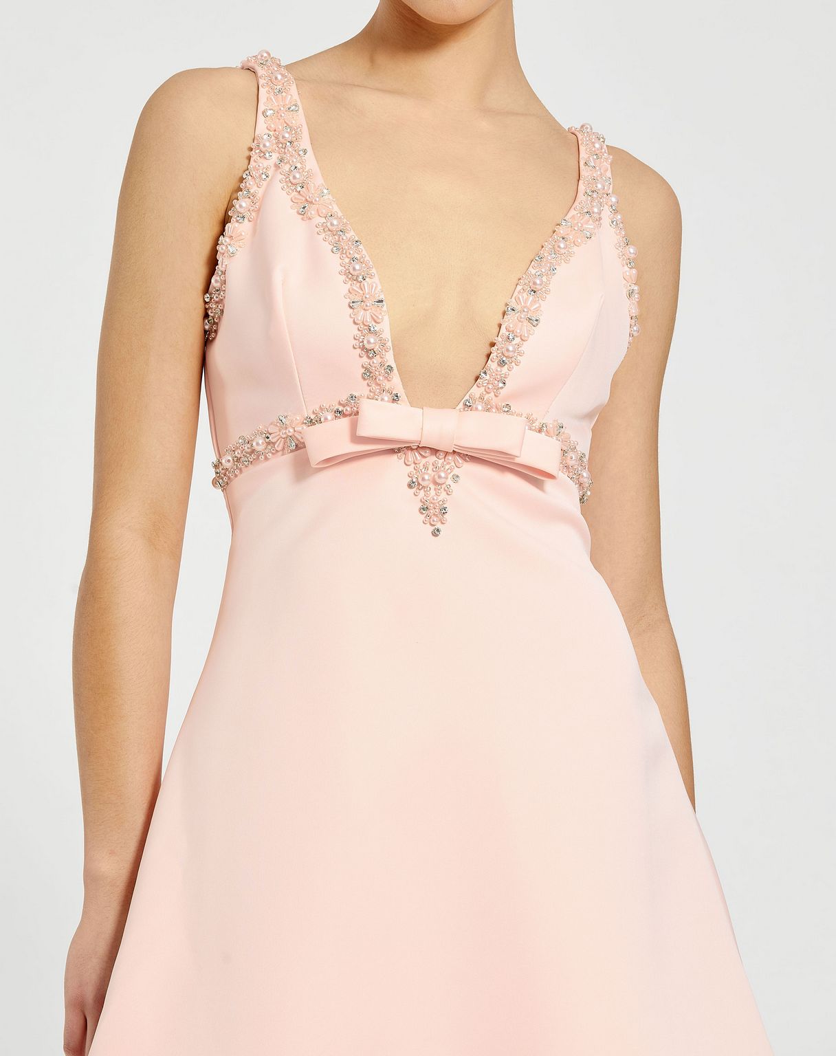 Cocktail Dresses Short Beaded A Line Prom Cocktail Dress Blush