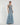 Formal Dresses Long Floral Beaded Mermaid Formal Prom Dress Slate Blue