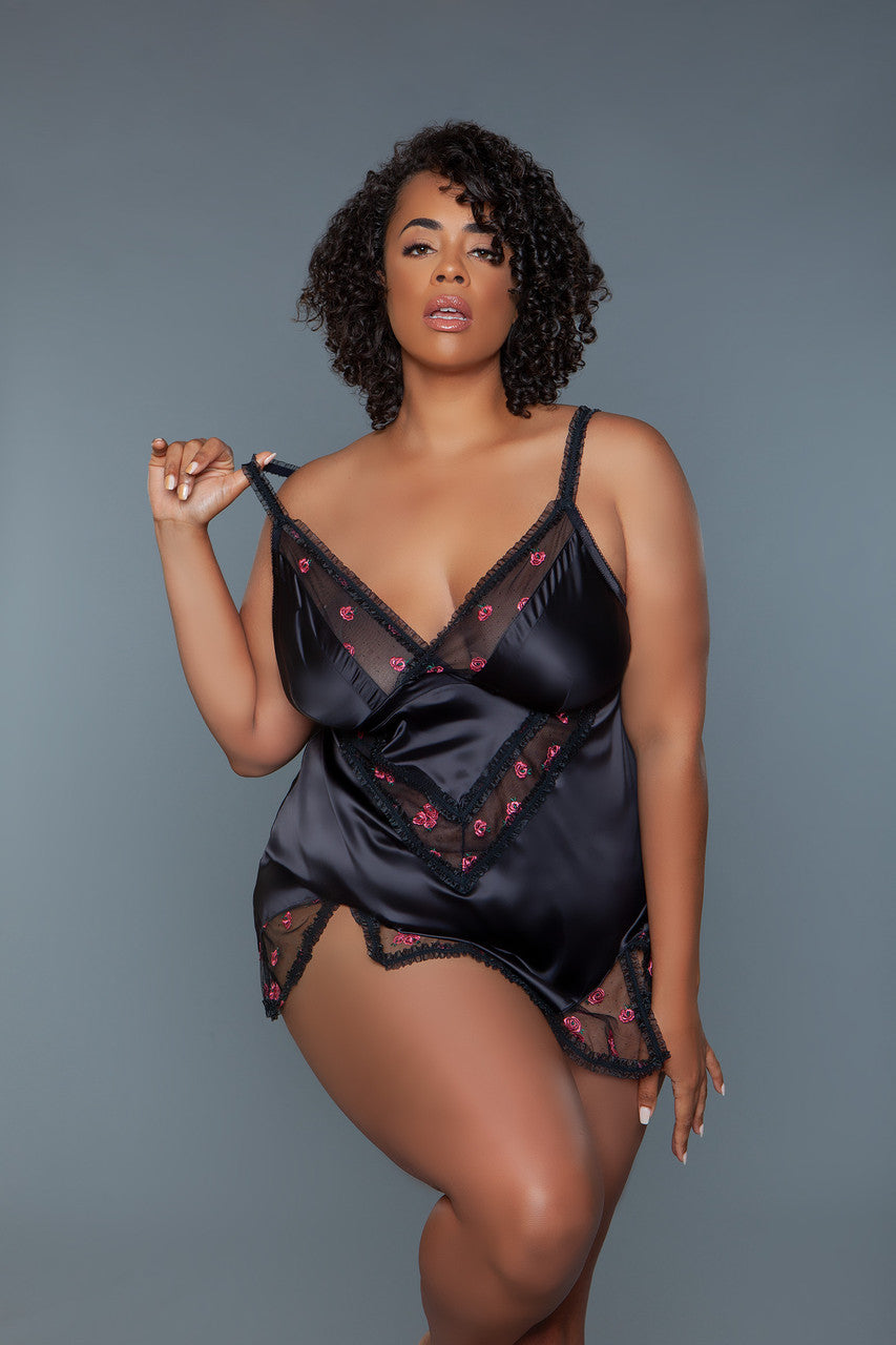 Lingerie 2246P Katherine Babydoll Black