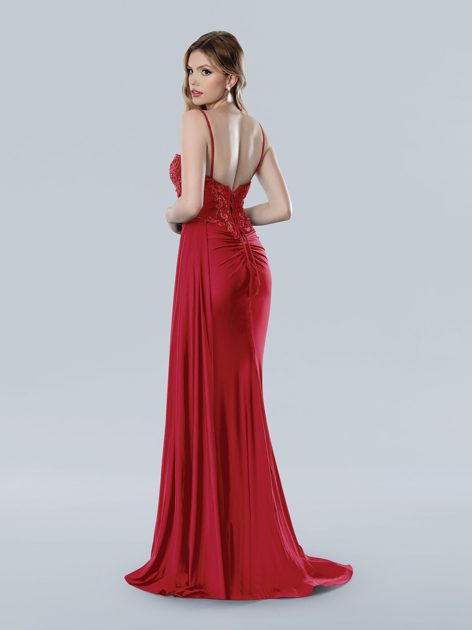 Stella Couture 25224 Long Slit Formal Evening Prom Dress