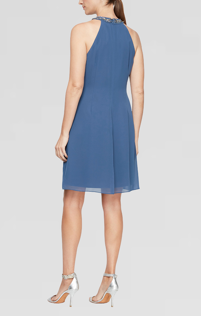 Cocktail Dresses Short Petite Cocktail Dress Wedgewood
