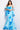 Formal Dresses Printed Long Evening Mermaid Formal Dress Blue
