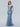 Formal Dresses Long Formal Floral Sequin Mother of the Bride Dress  Blue